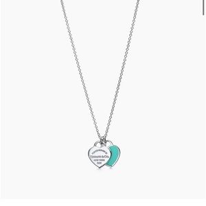 Tiffany & Co double heart tag pendant